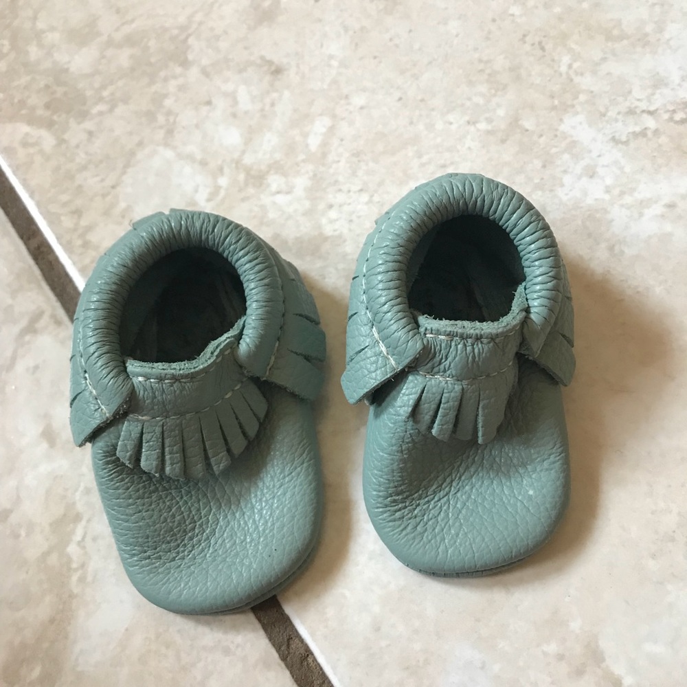 Freshly picked Sage moccasins size 2.